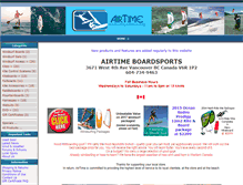 Tablet Screenshot of airtimeboardsports.com